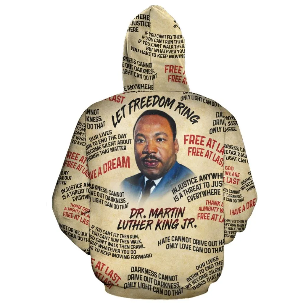 Martin Luther King The Leader 2 All-over Hoodie and Joggers Set