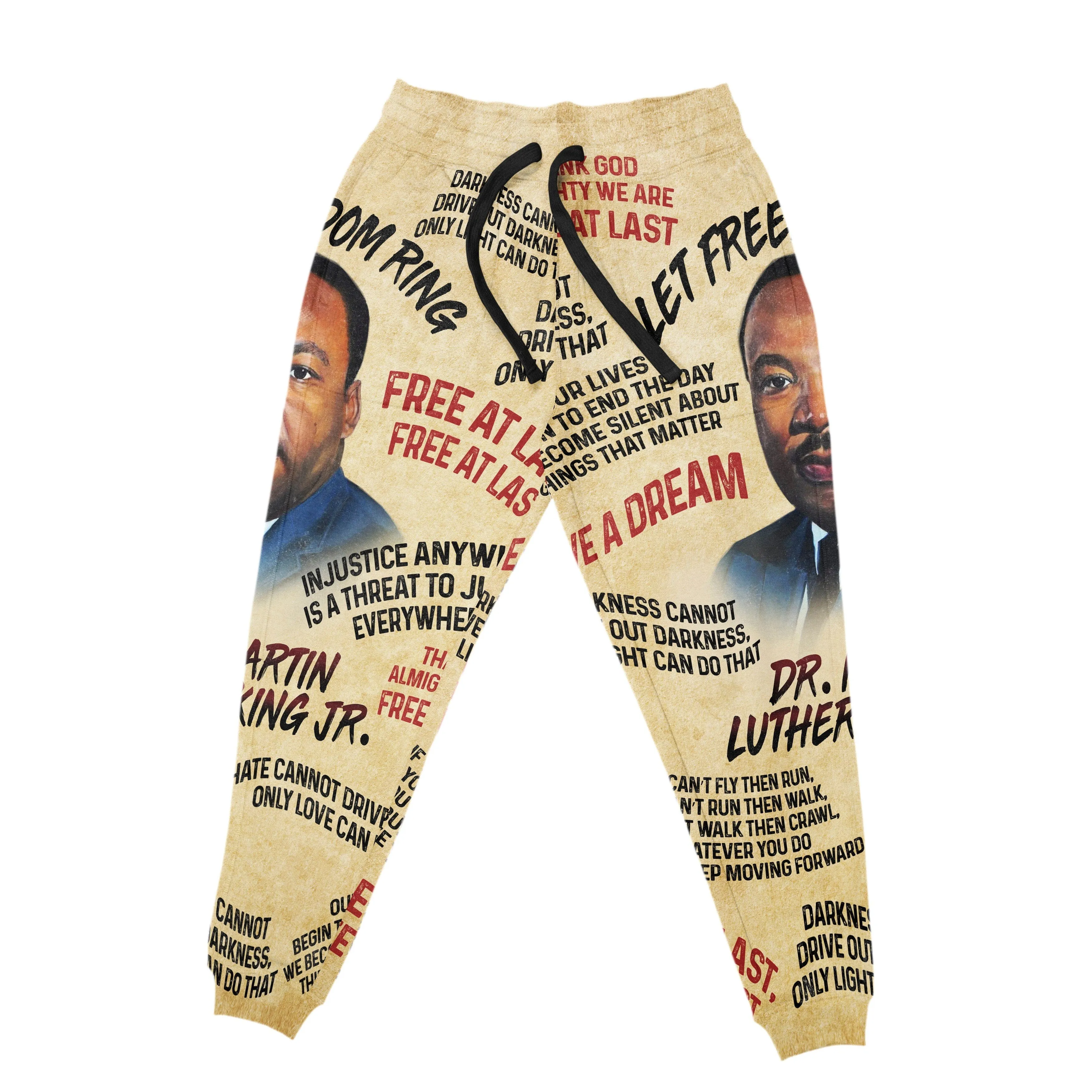 Martin Luther King The Leader 2 All-over Hoodie and Joggers Set