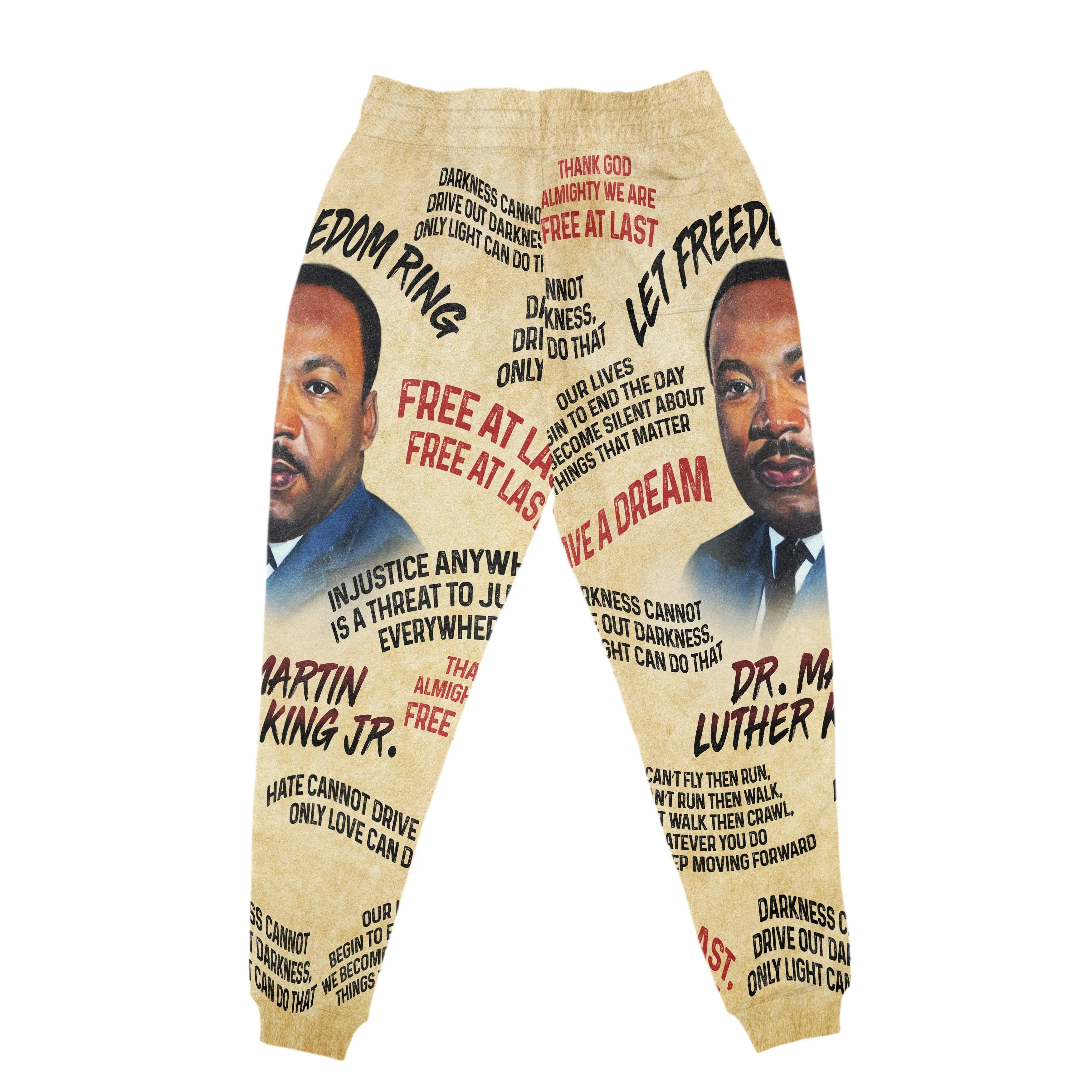 Martin Luther King The Leader 2 All-over Hoodie and Joggers Set