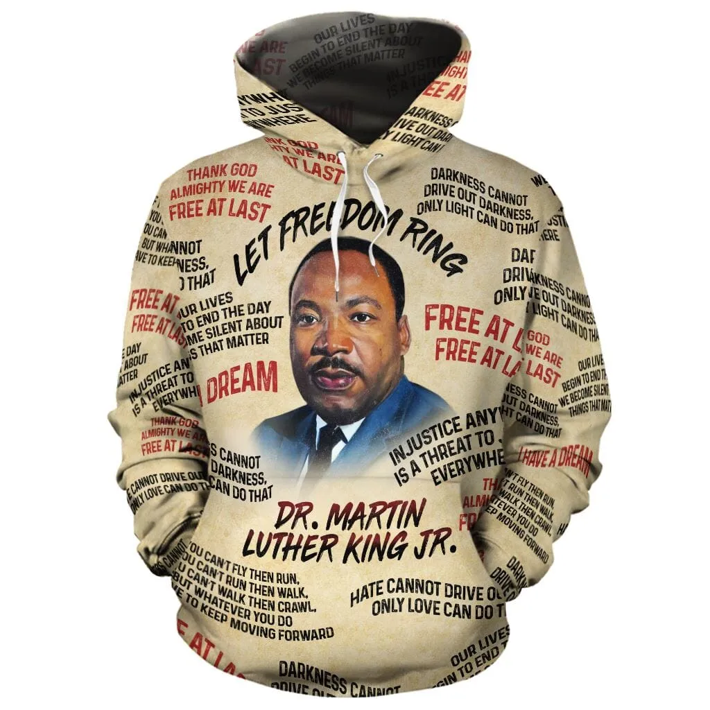 Martin Luther King The Leader 2 All-over Hoodie and Joggers Set