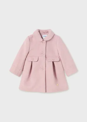 Mayoral Baby Girls Blush Teddy Coat