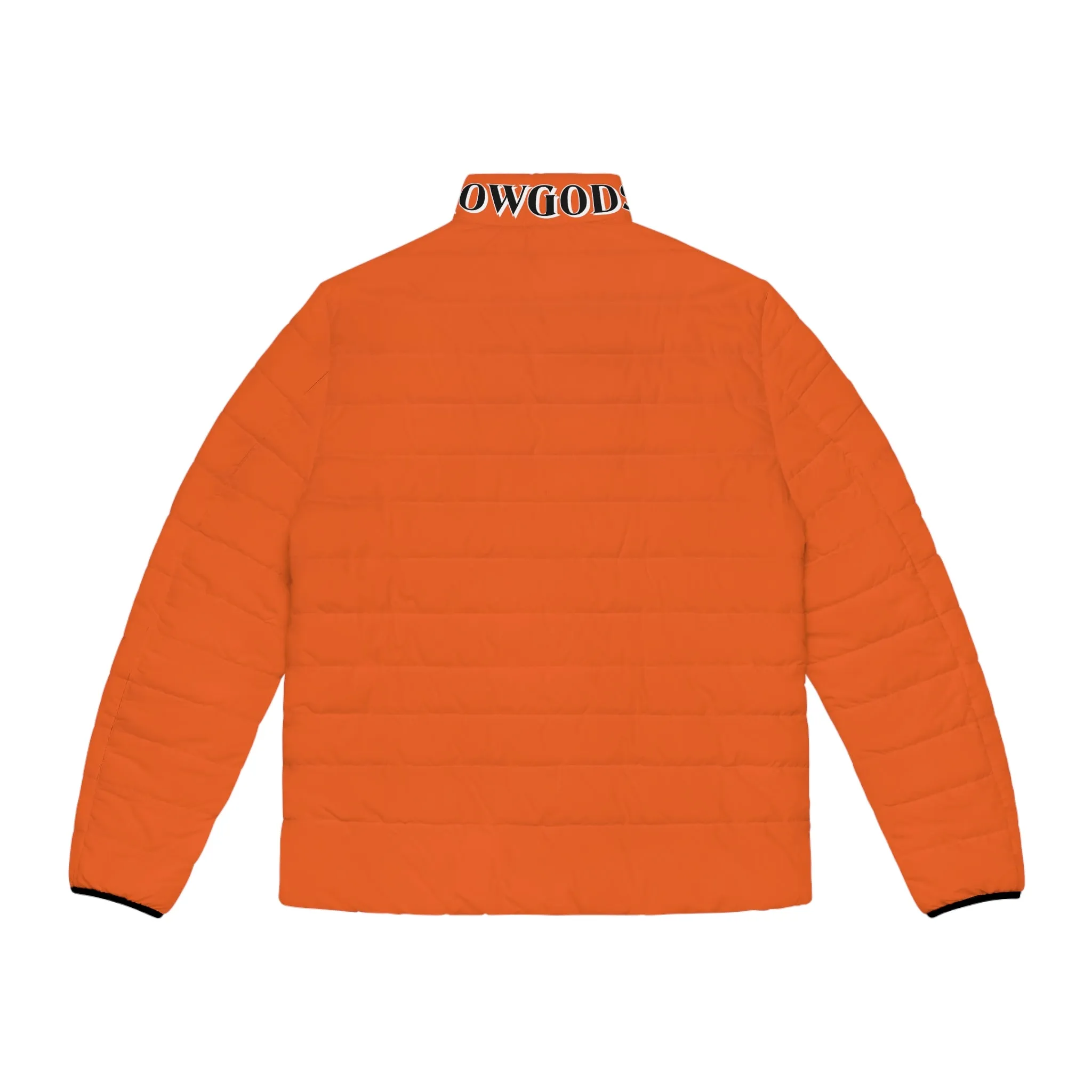 Men's CROWGODSHI Puffer Jacket, ORANGE