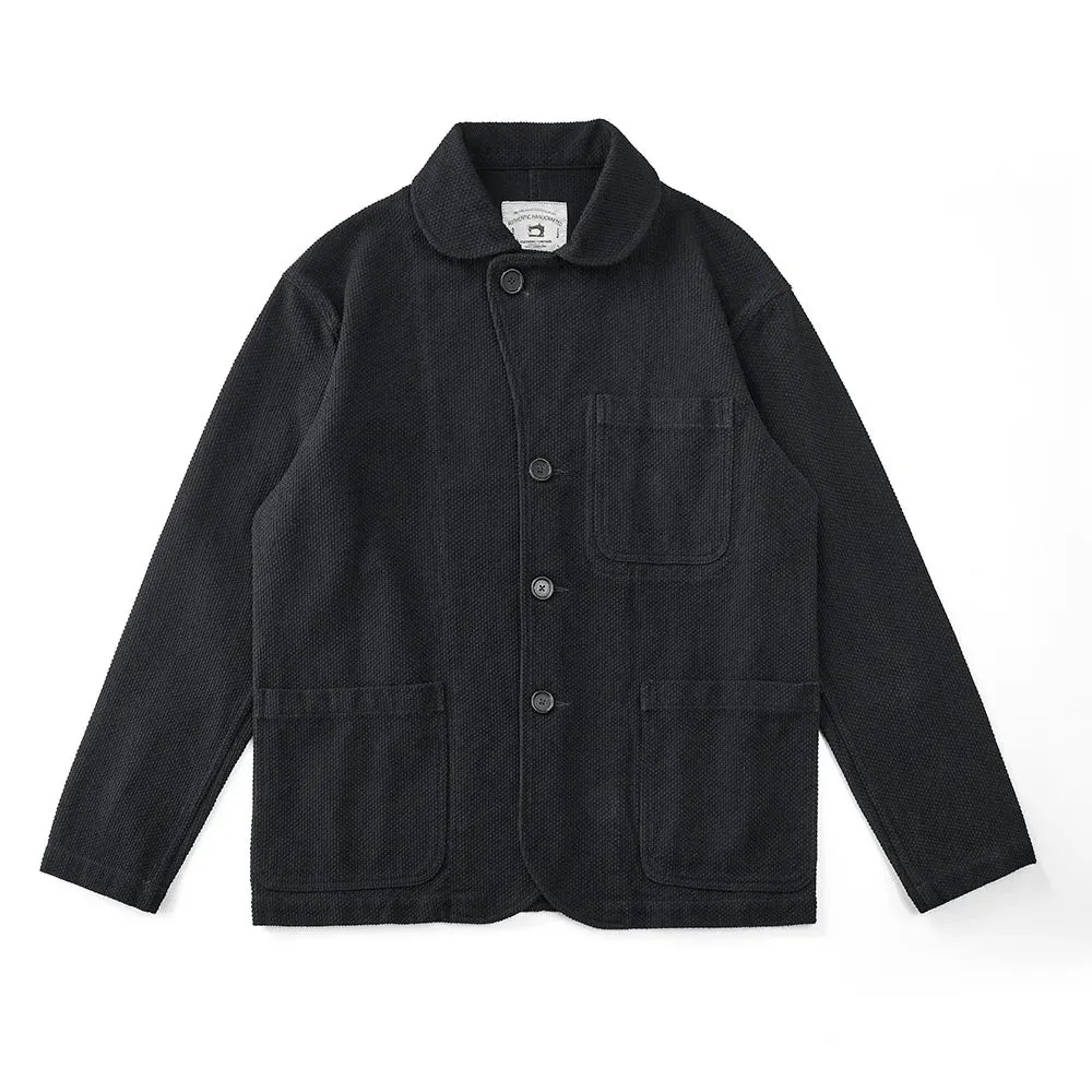 Men's Sashiko Jacket - Indigo Japan Style Workwear