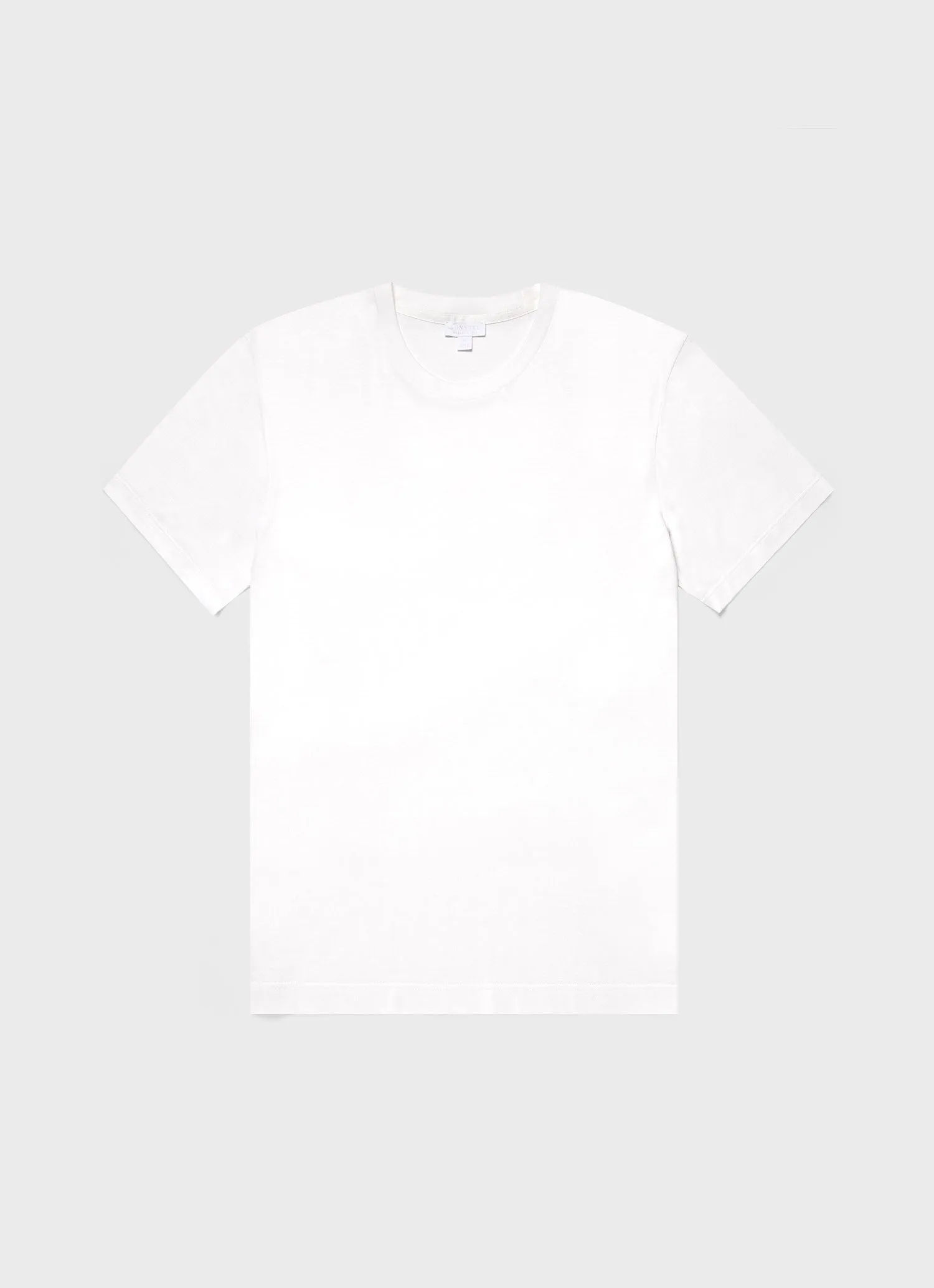 Men's Silk Cotton T-shirt in White