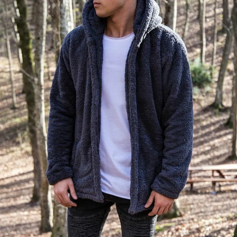 Men's Teddy Fleece Cardigan