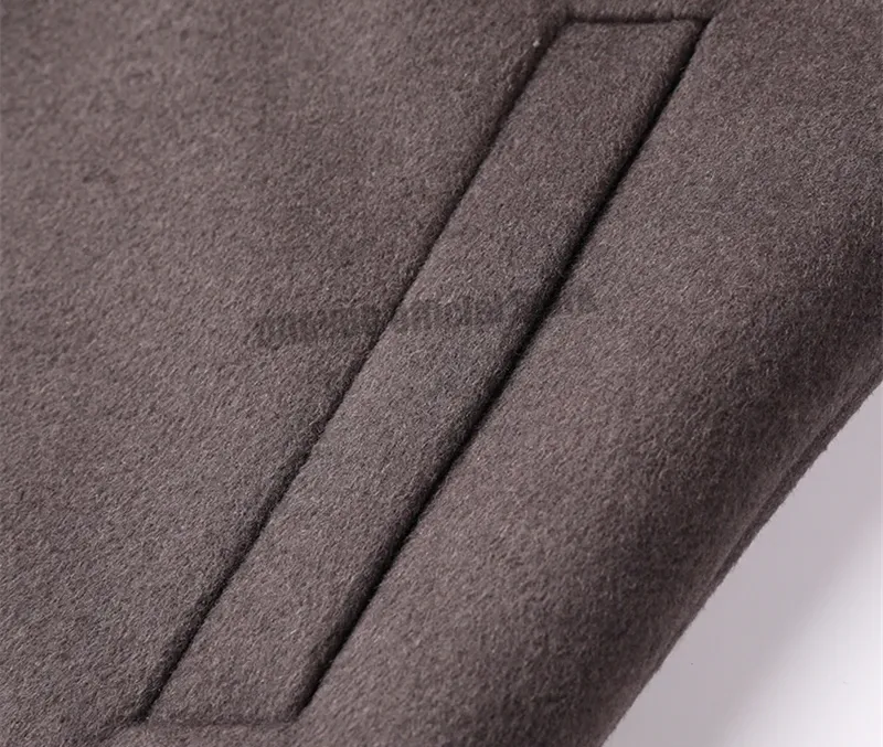 Men's Wool Trench Elegant Coat