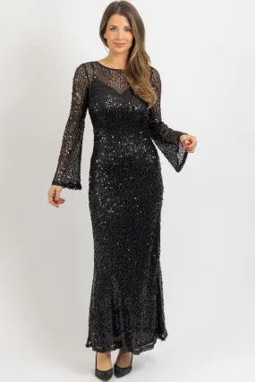 MICKIE SEQUIN MAXI DRESS