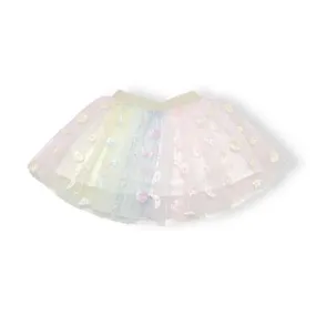 Moon & Star Embellished Tutu - white