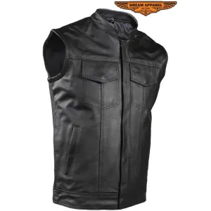 Motorcycle Club Vest With Gun Pocket