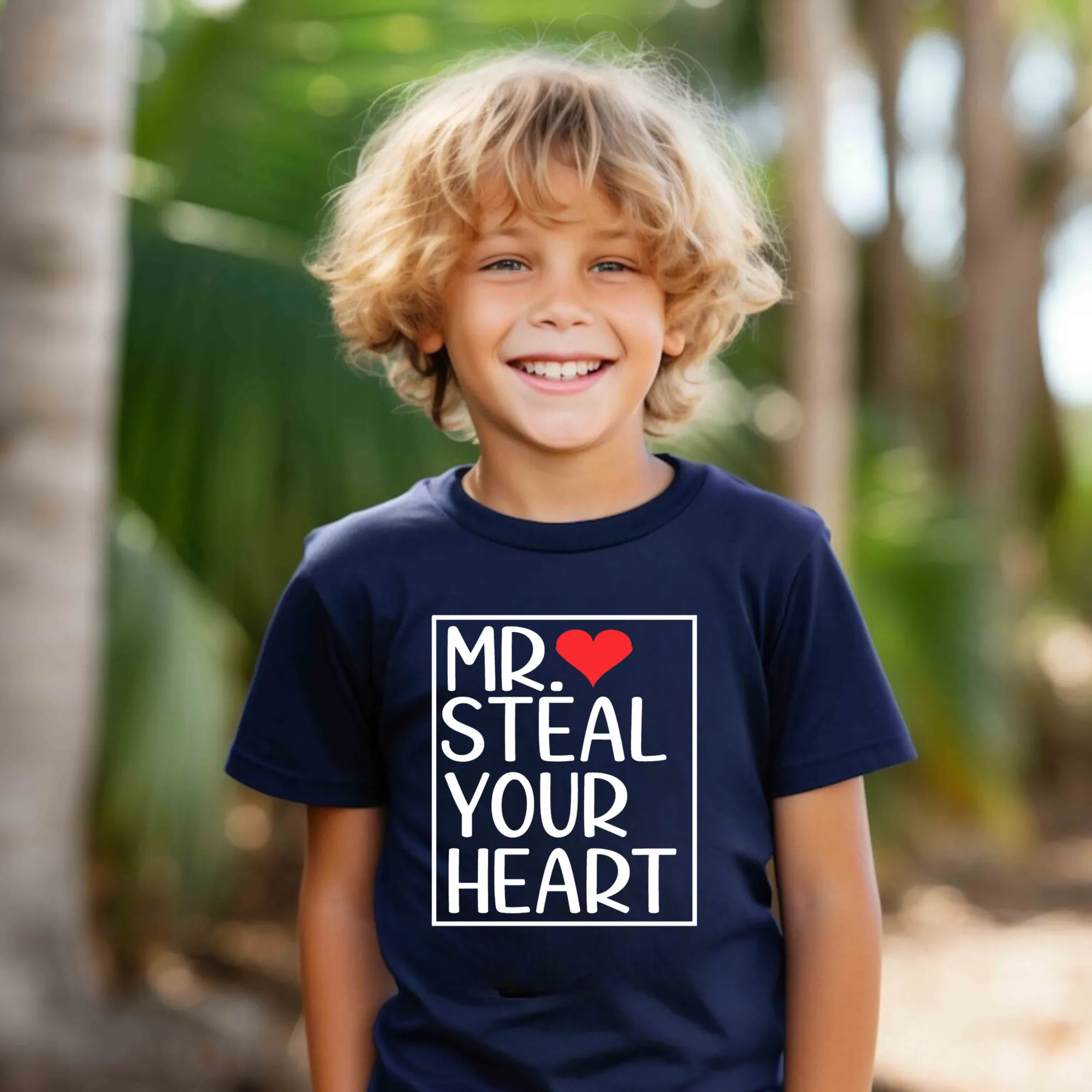 Mr. Steal Your Heart Shirt for Boys