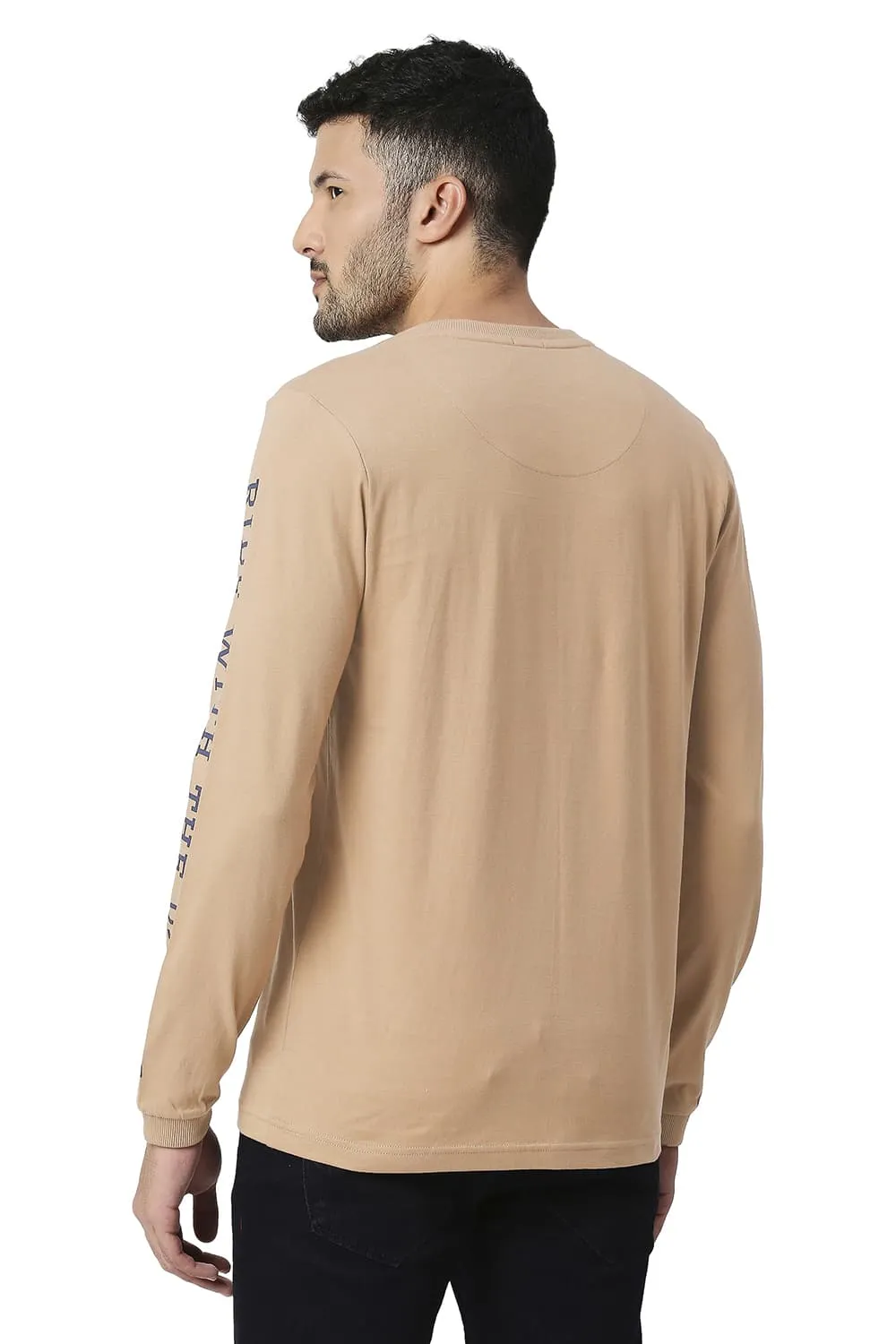 Muscle Fit Cotton Henley T-shirt