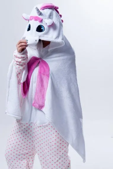 My Little Pony Pink Unicorn Animal Kigurumi anime Costume Cloak Shawl