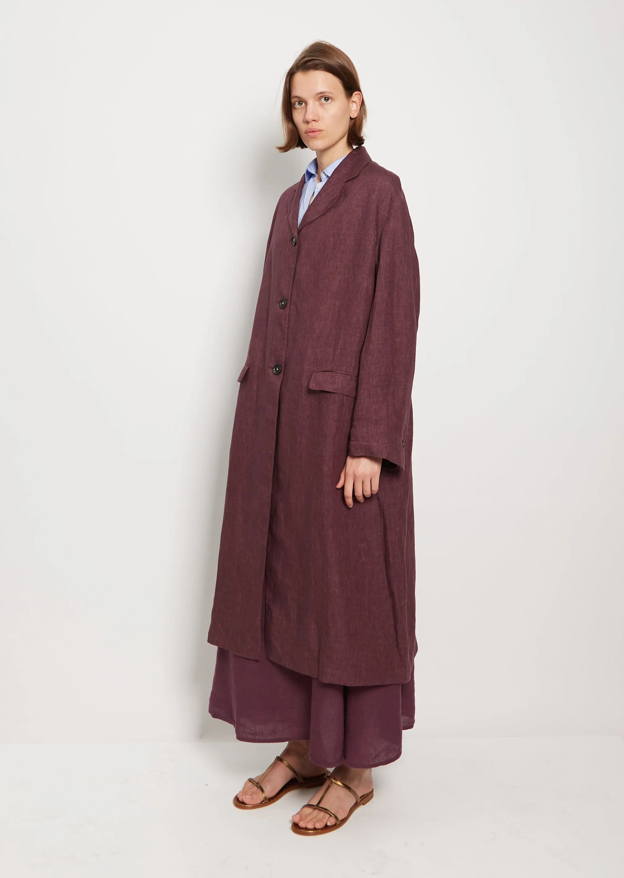 Natalie Linen Coat