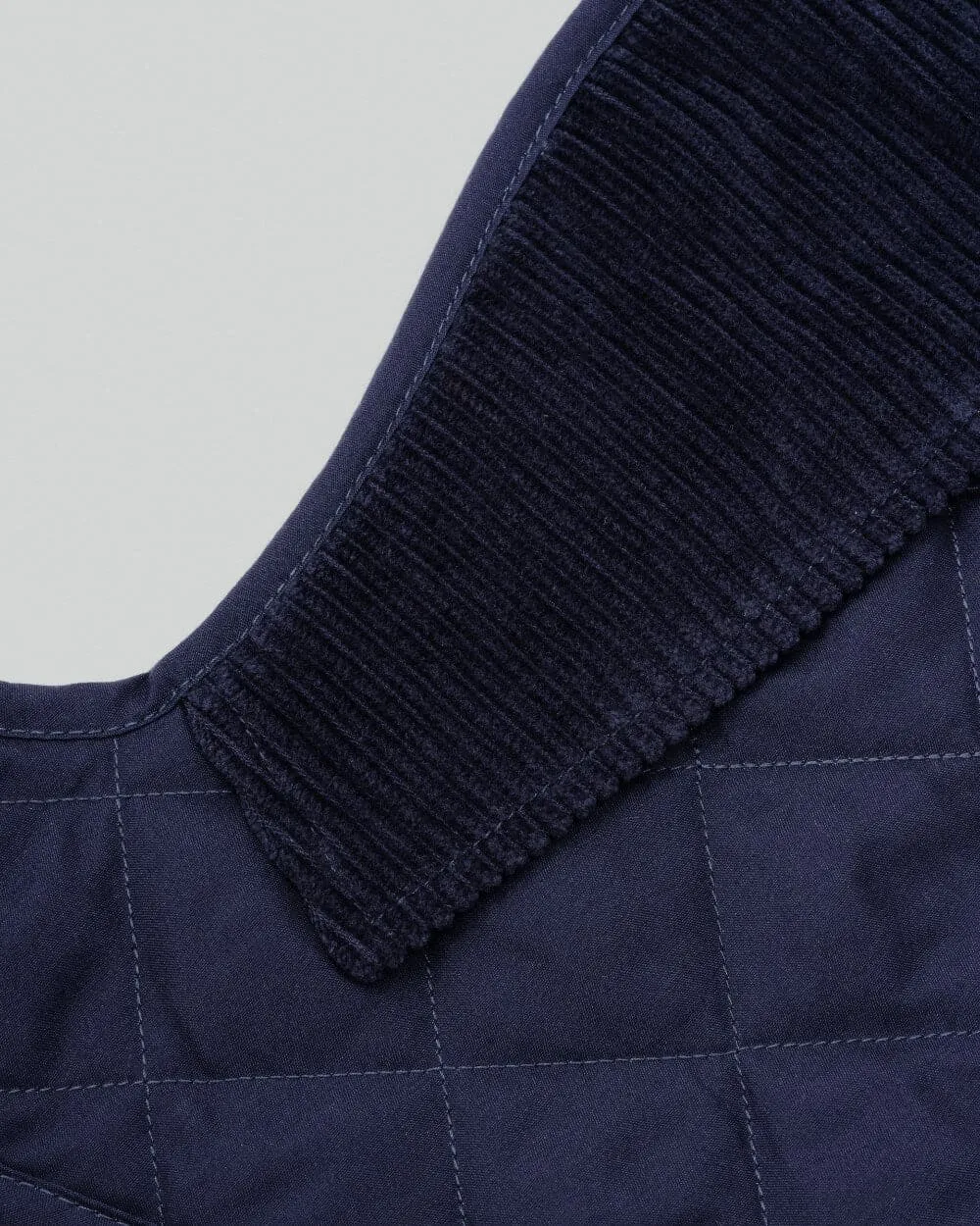 Navy Quilted Dog Jacket