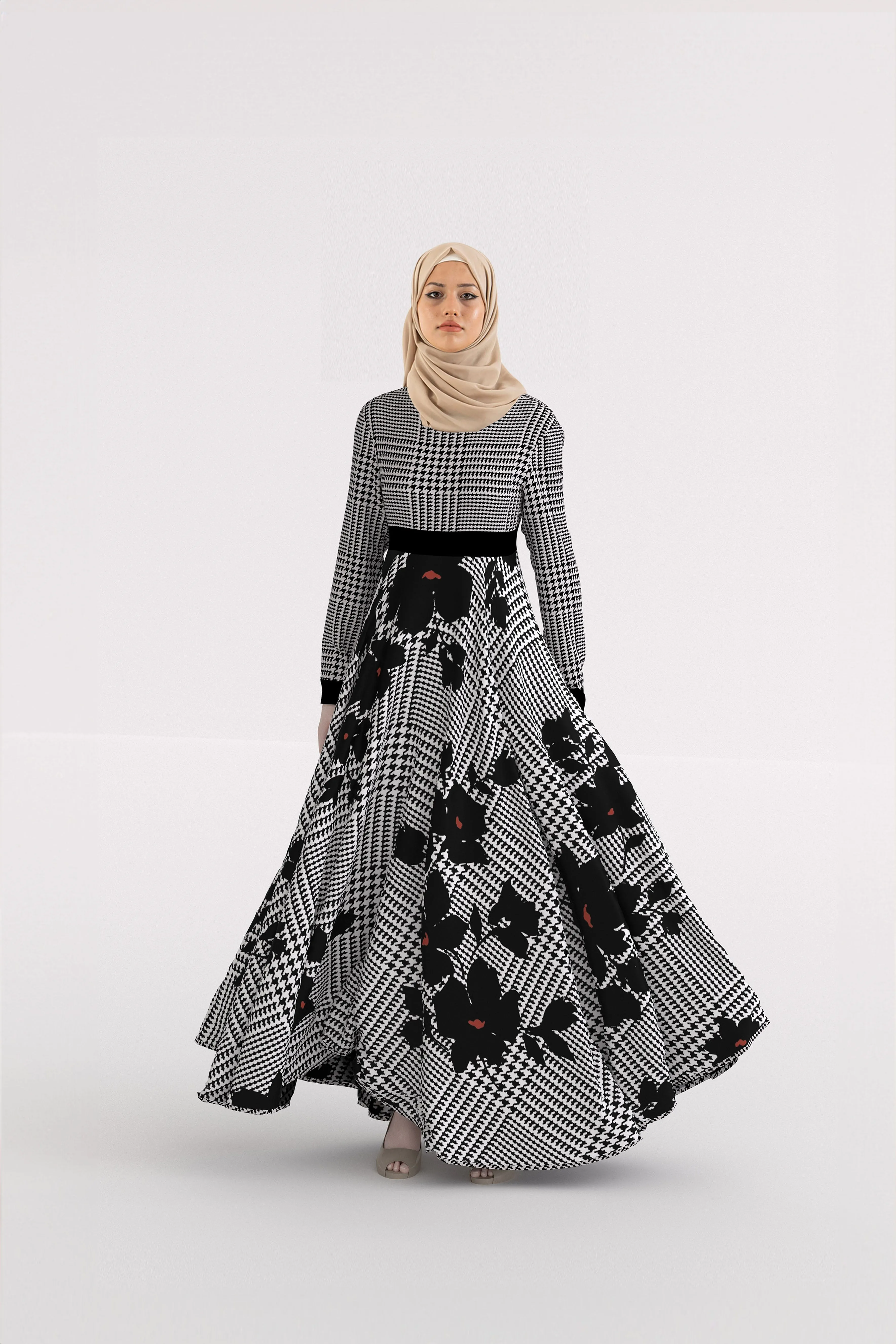 Nellie Maxi Dress Modest Hijab Fashion