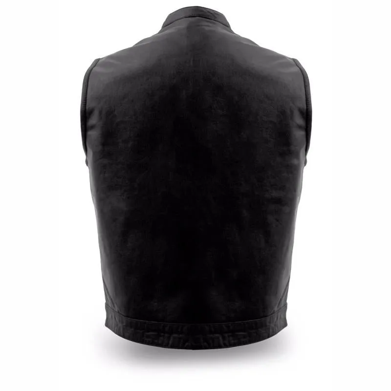 New Men's Sniper Motorcycle Leather Vest