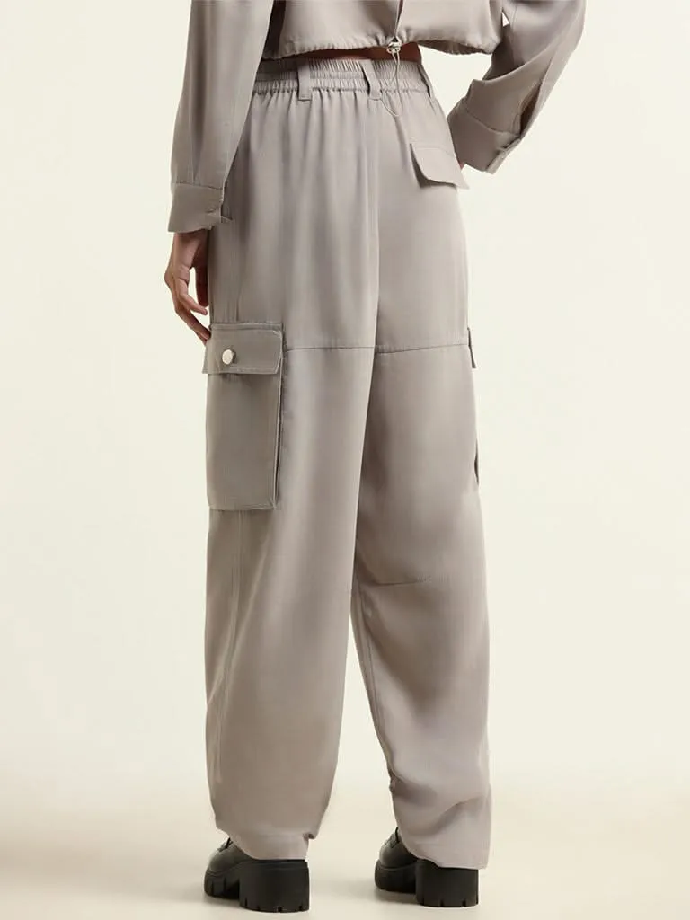 Nuon Grey Cargo Joggers