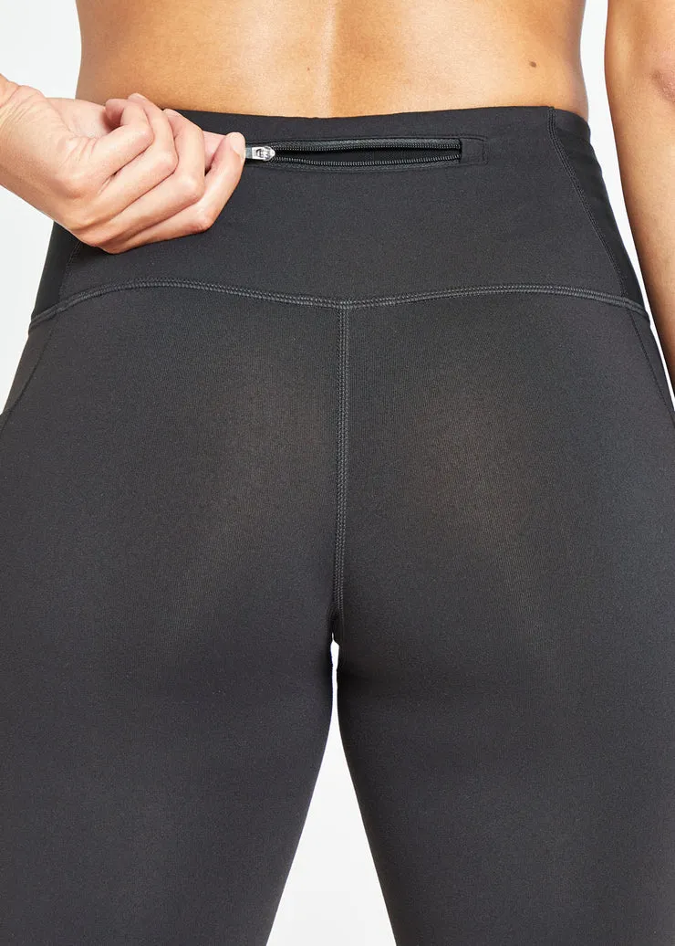 Oiselle | Mid Length Pocket Jogger Shorts | Women's | Black