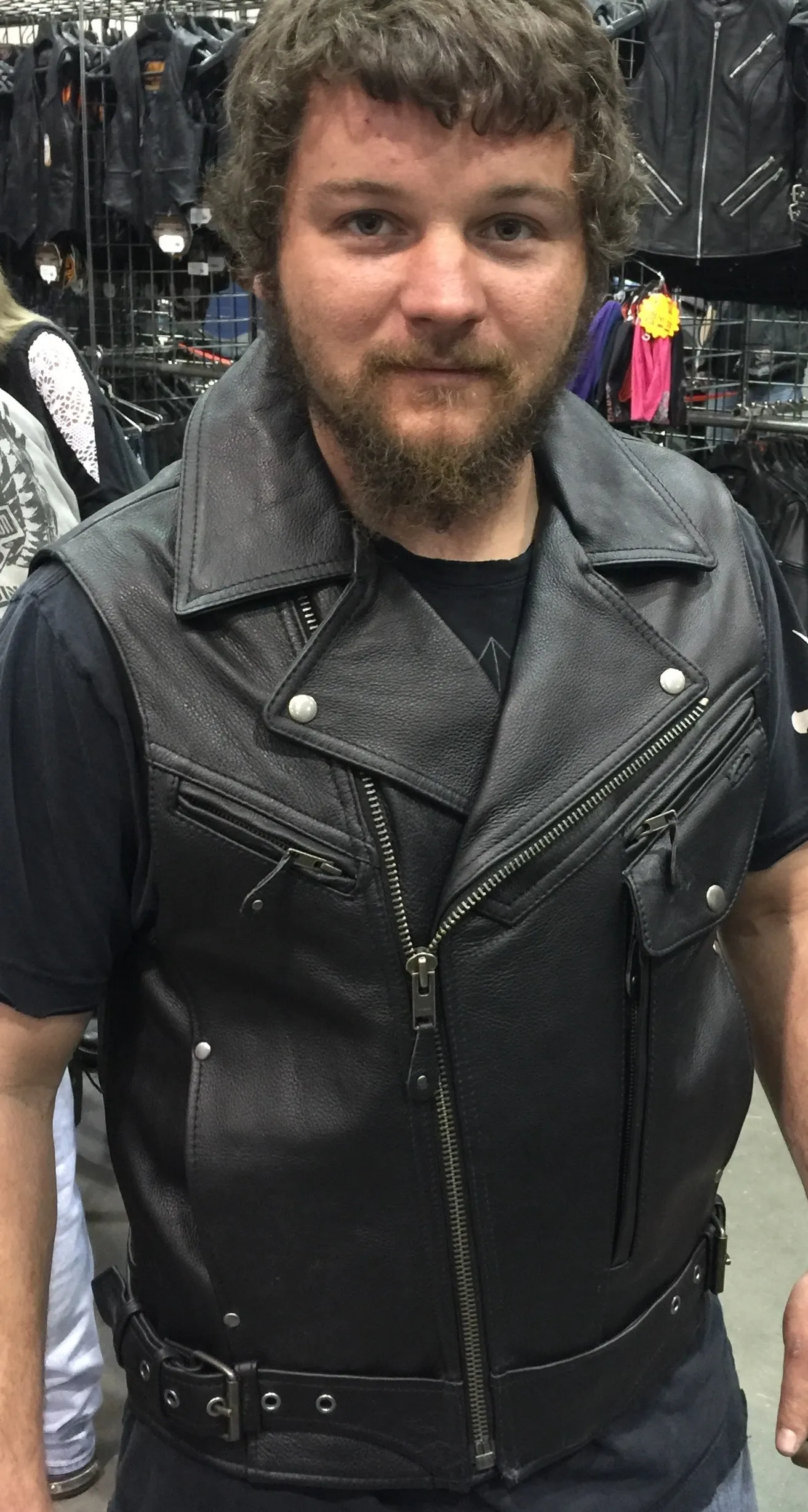 OLD SCHOOL LEATHER VEST