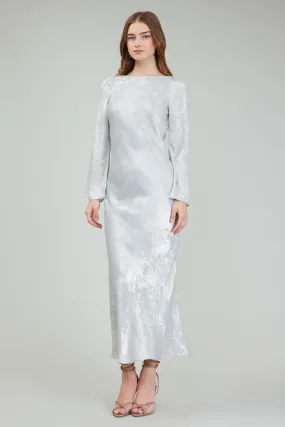 Opalescent Textured Maxi Dress