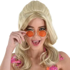 Orange Hippie Glasses |  1 ct