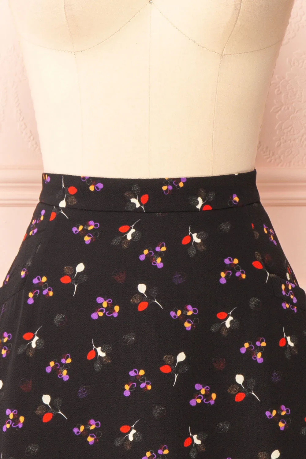 Orest | Short Patterned Skirt