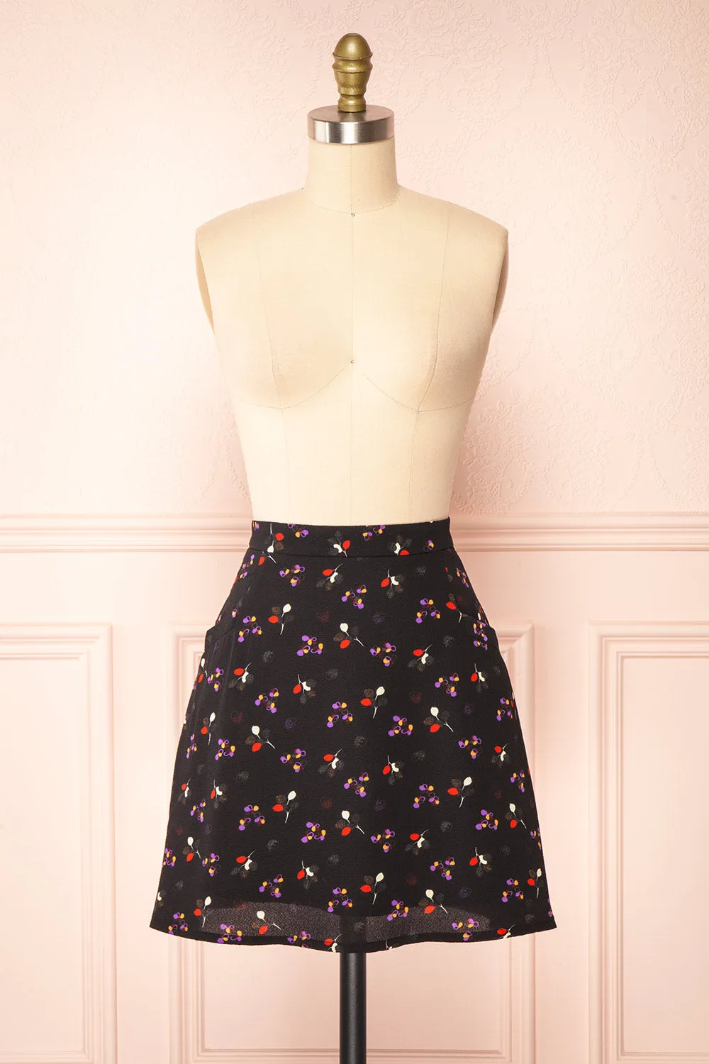 Orest | Short Patterned Skirt