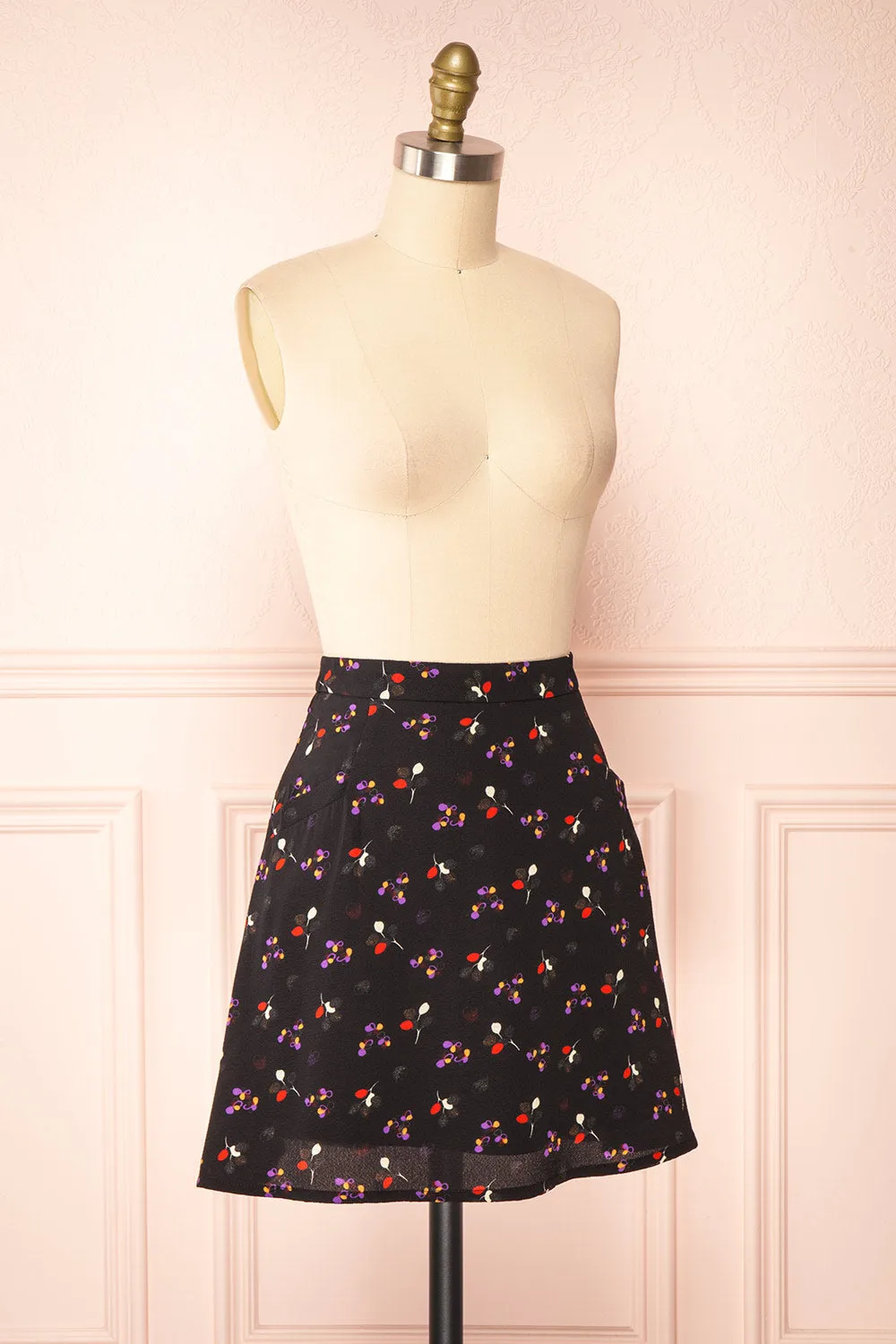 Orest | Short Patterned Skirt