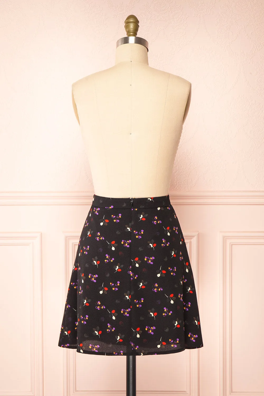 Orest | Short Patterned Skirt