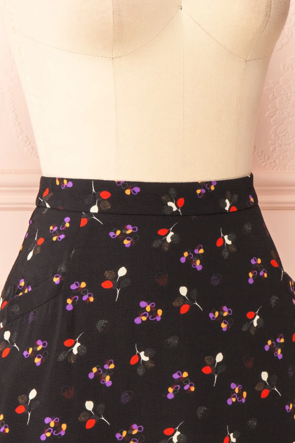 Orest | Short Patterned Skirt