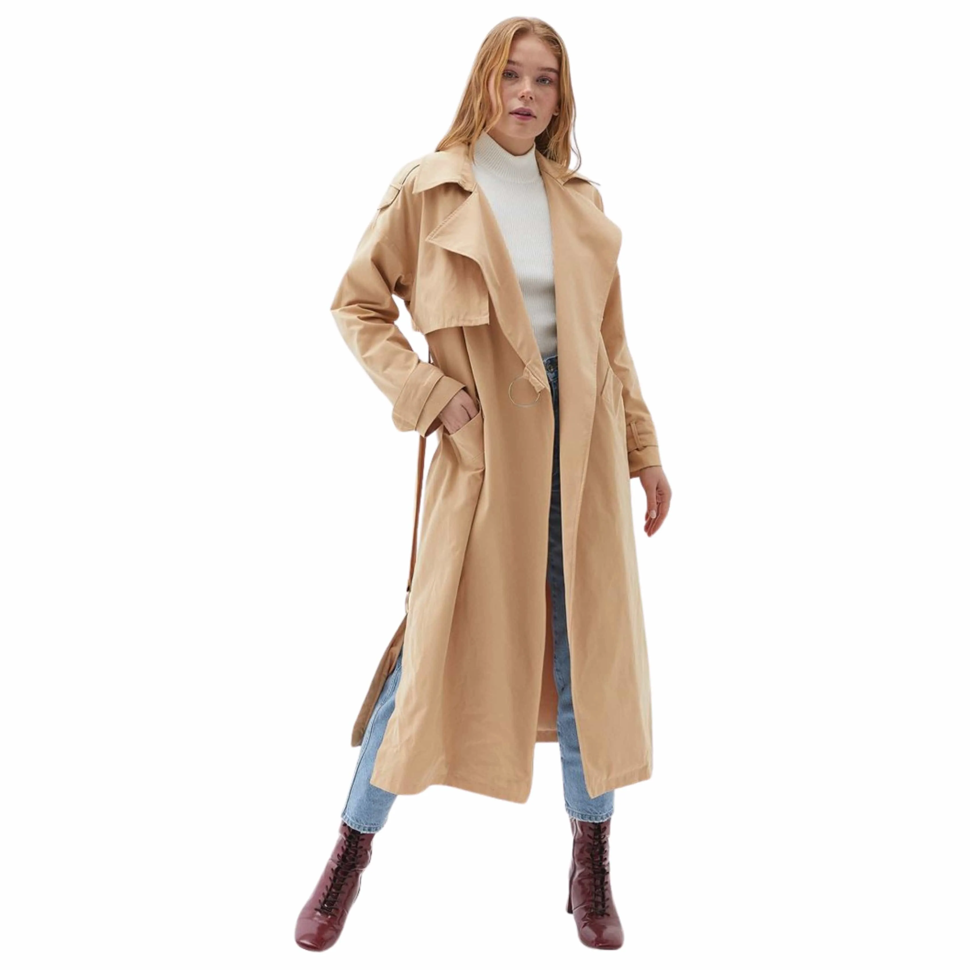 OXXO - Oversize Long Trench Coat