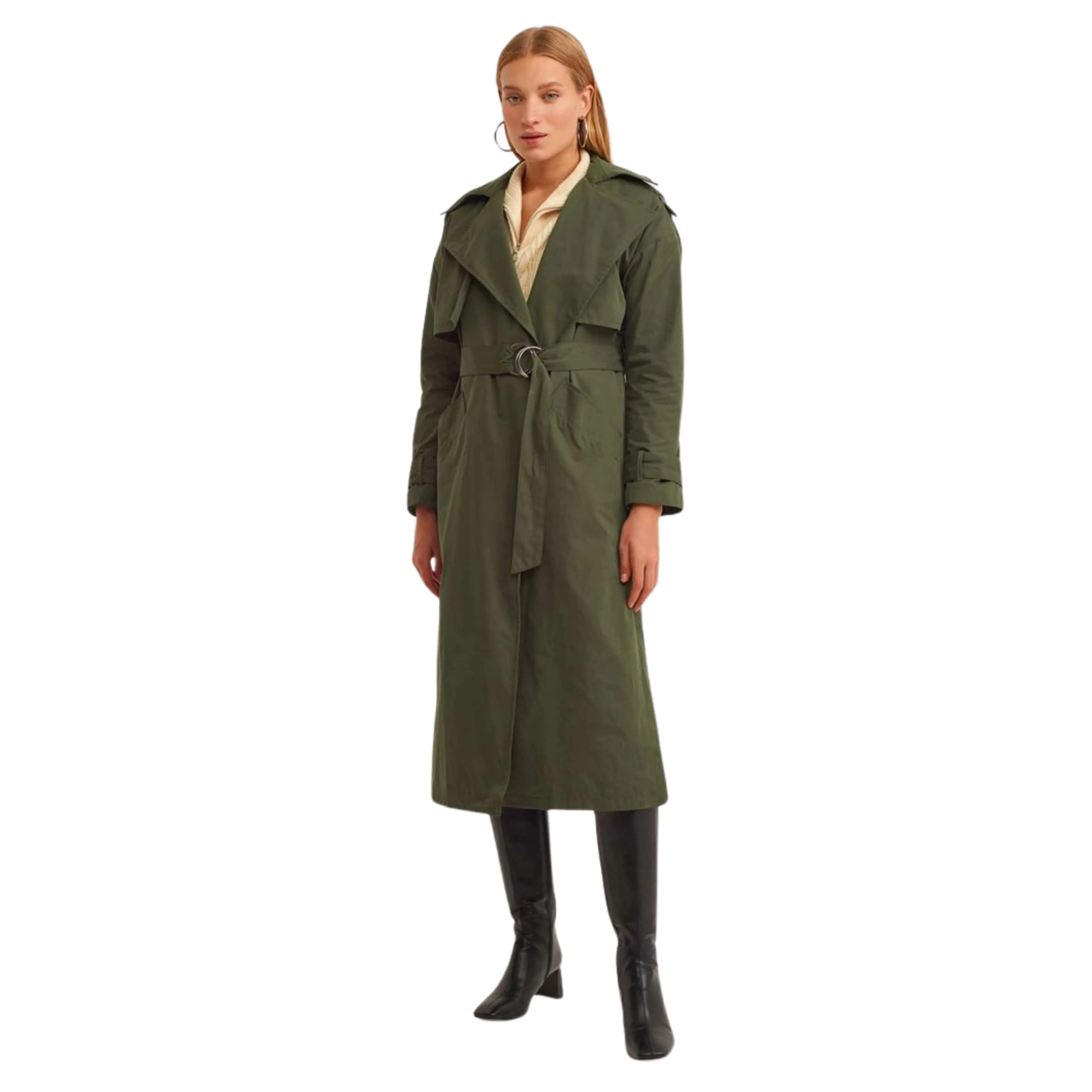 OXXO - Oversize Long Trench Coat