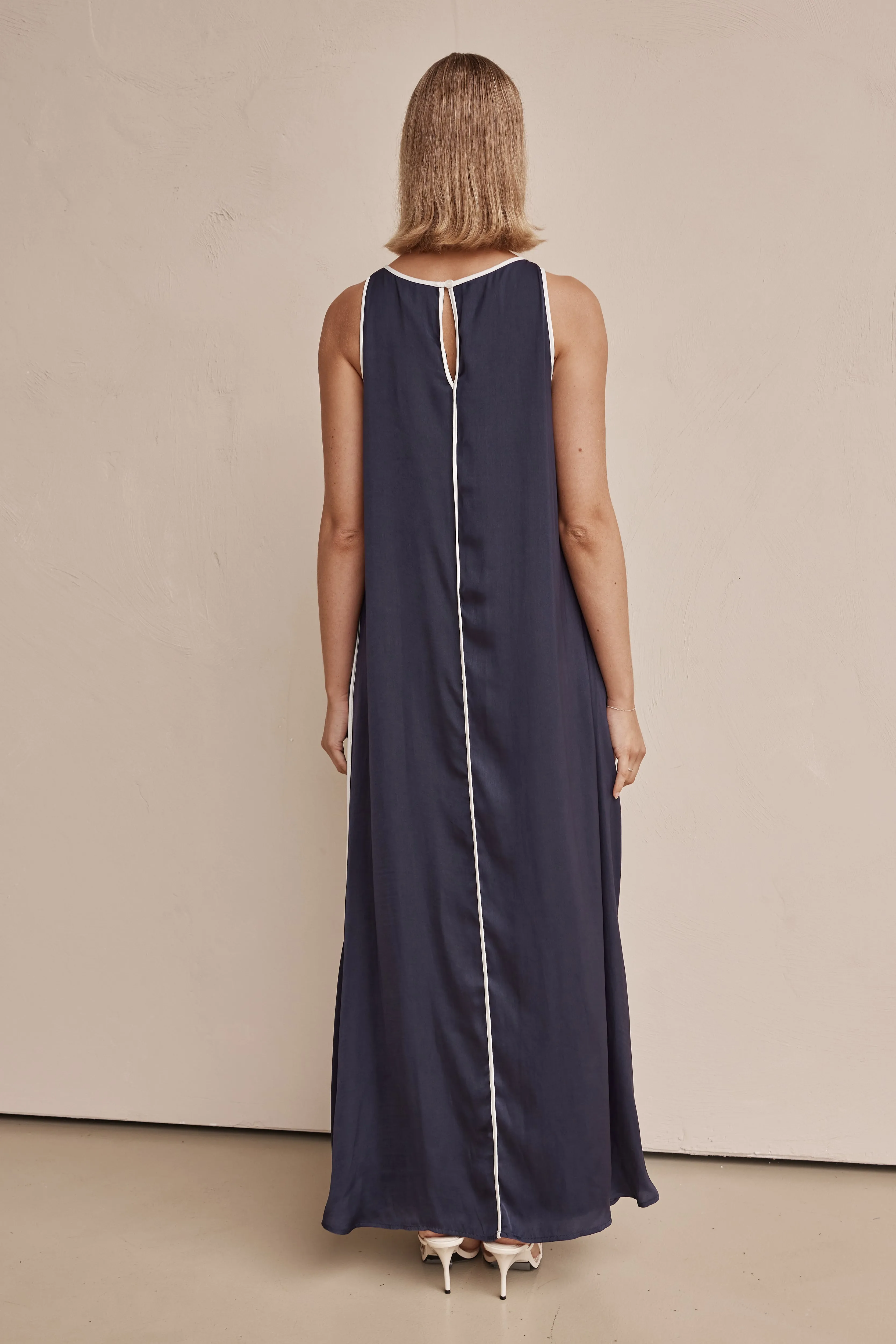 Palos Maxi Dress (Navy)