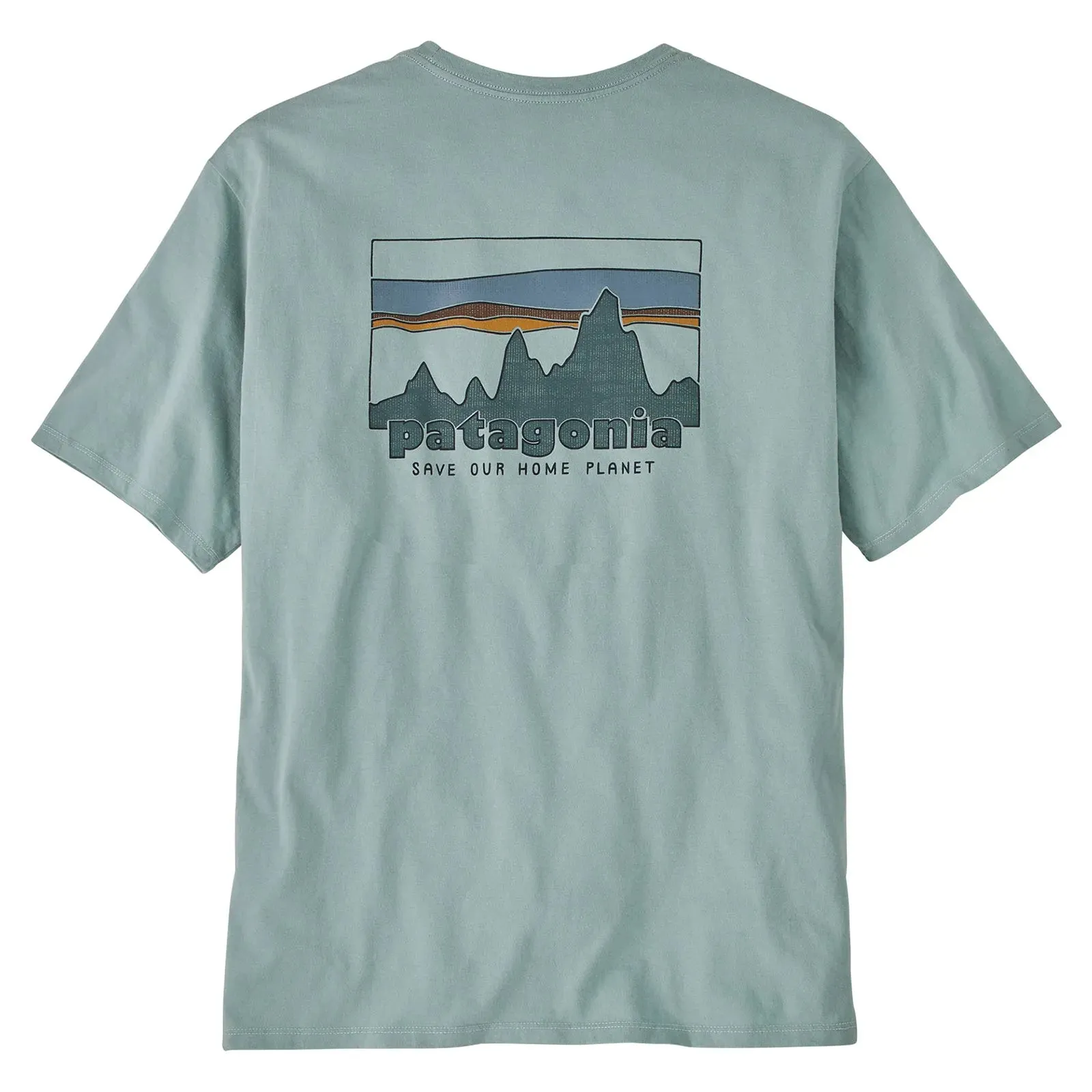 Patagonia Men's '73 Skyline Organic T-Shirt - Thermal Blue