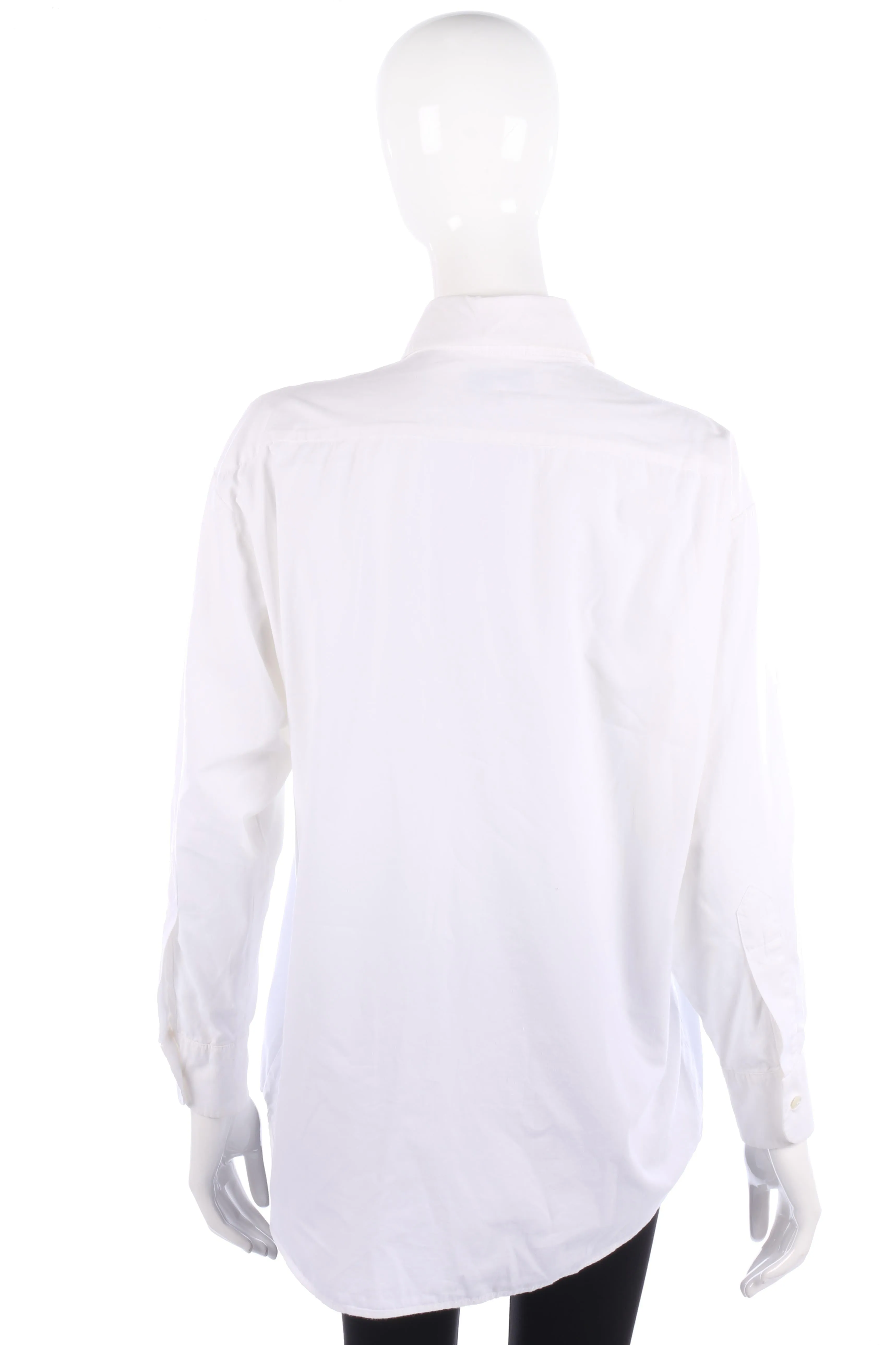 Paul Costelloe White Cotton Shirt UK Size 12