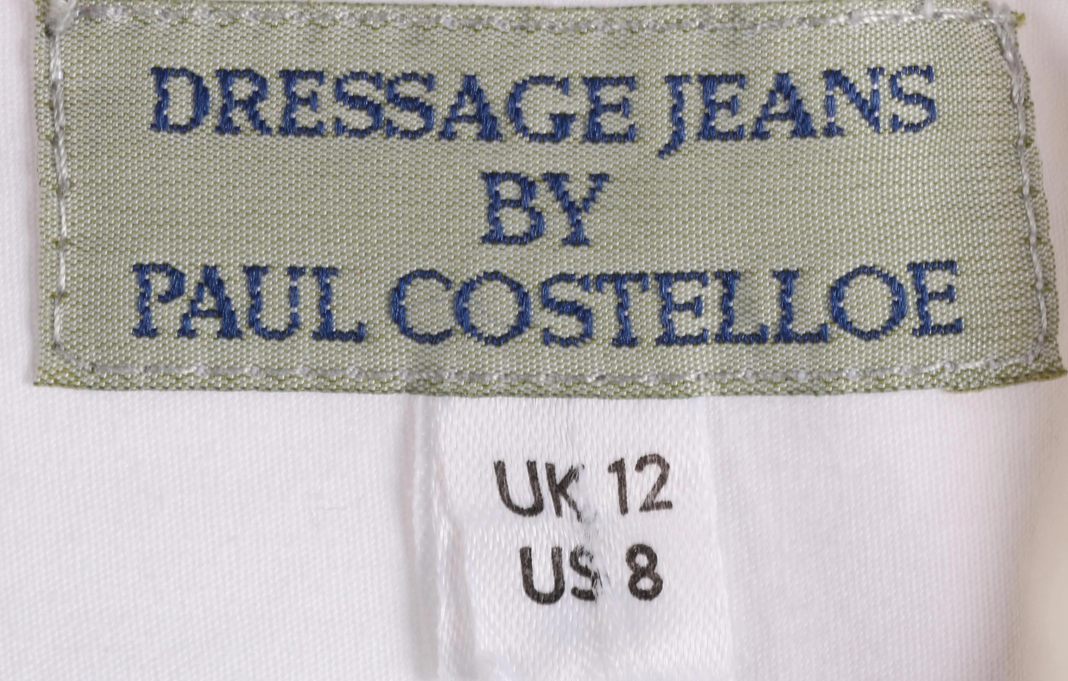 Paul Costelloe White Cotton Shirt UK Size 12