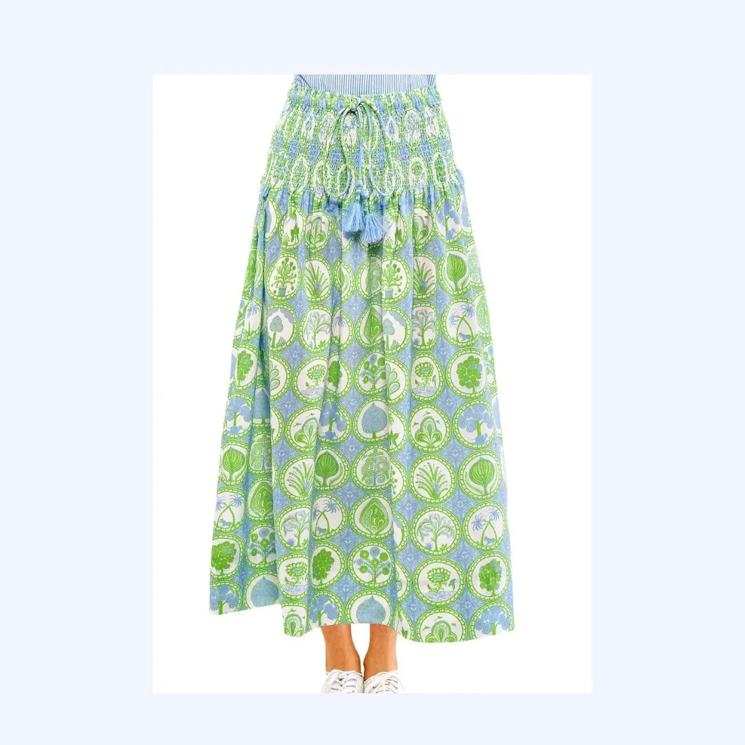 Periwinkle & Green Dress/Skirt