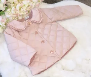 Pink quilted jacket