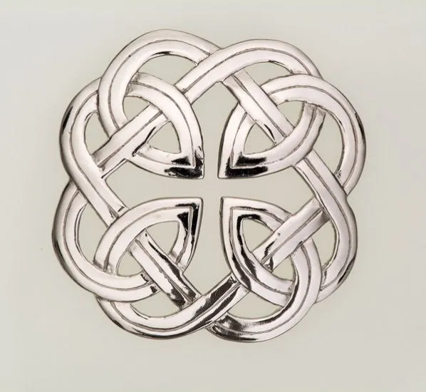 Plaid Brooch Eternal Interlace