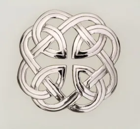 Plaid Brooch Eternal Interlace