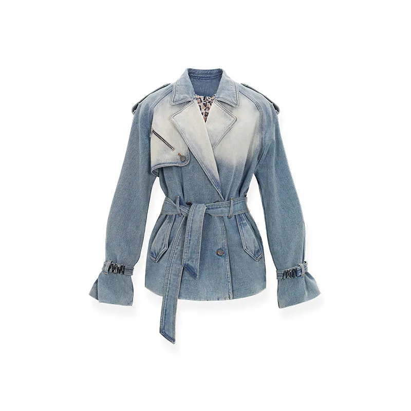 Planetary Denim Trench Coat