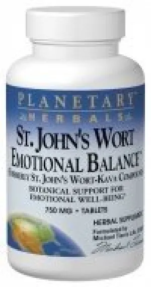 Planetary Herbals St. Johns Wort Emotional Balance 30 Tablet