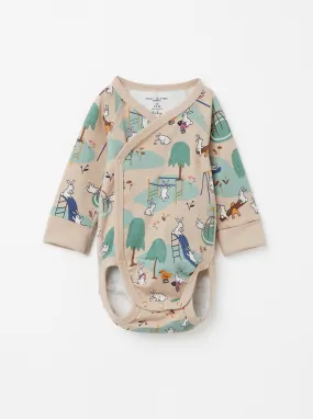 Playground Print Wraparound Babygrow