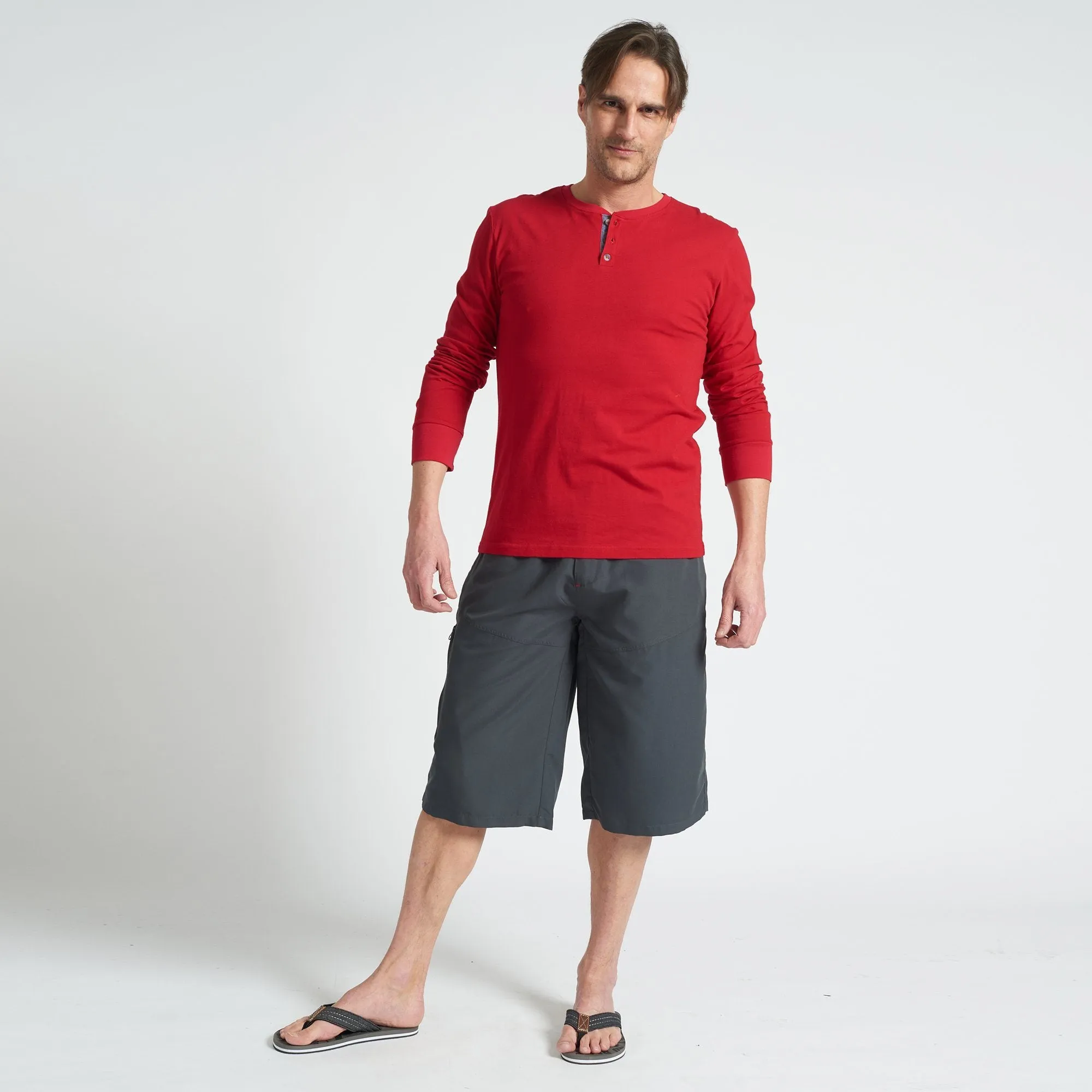 Polargear - Red Henley Shirt