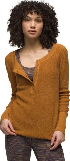 PRANA MILANI HENLEY LS TOP