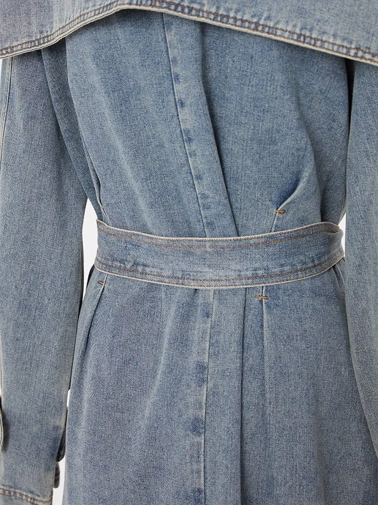 Pre Order:  Denim Trench Coat - @irregular_wear