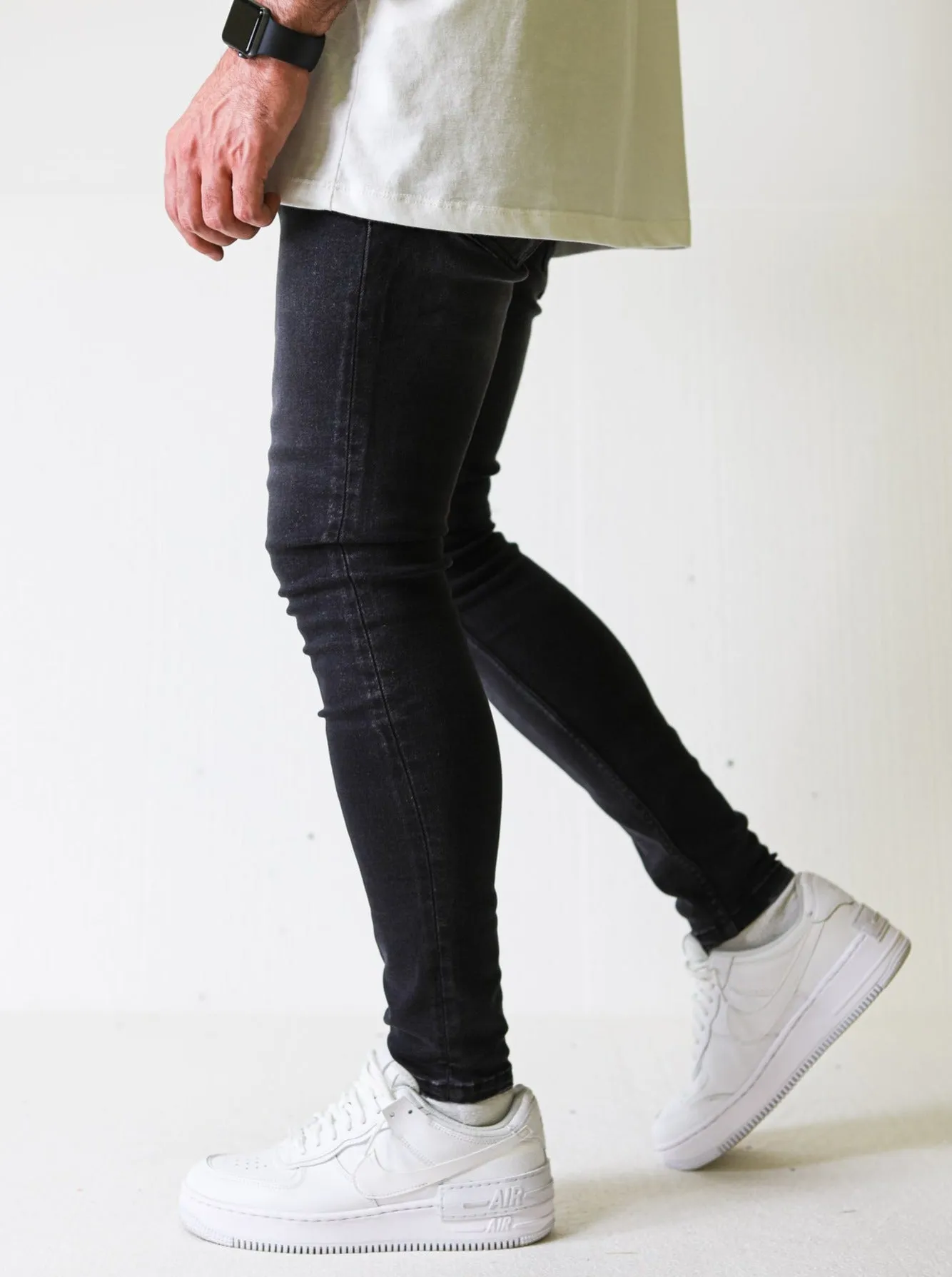 Premium 4X Stretch Dark Spray Jeans