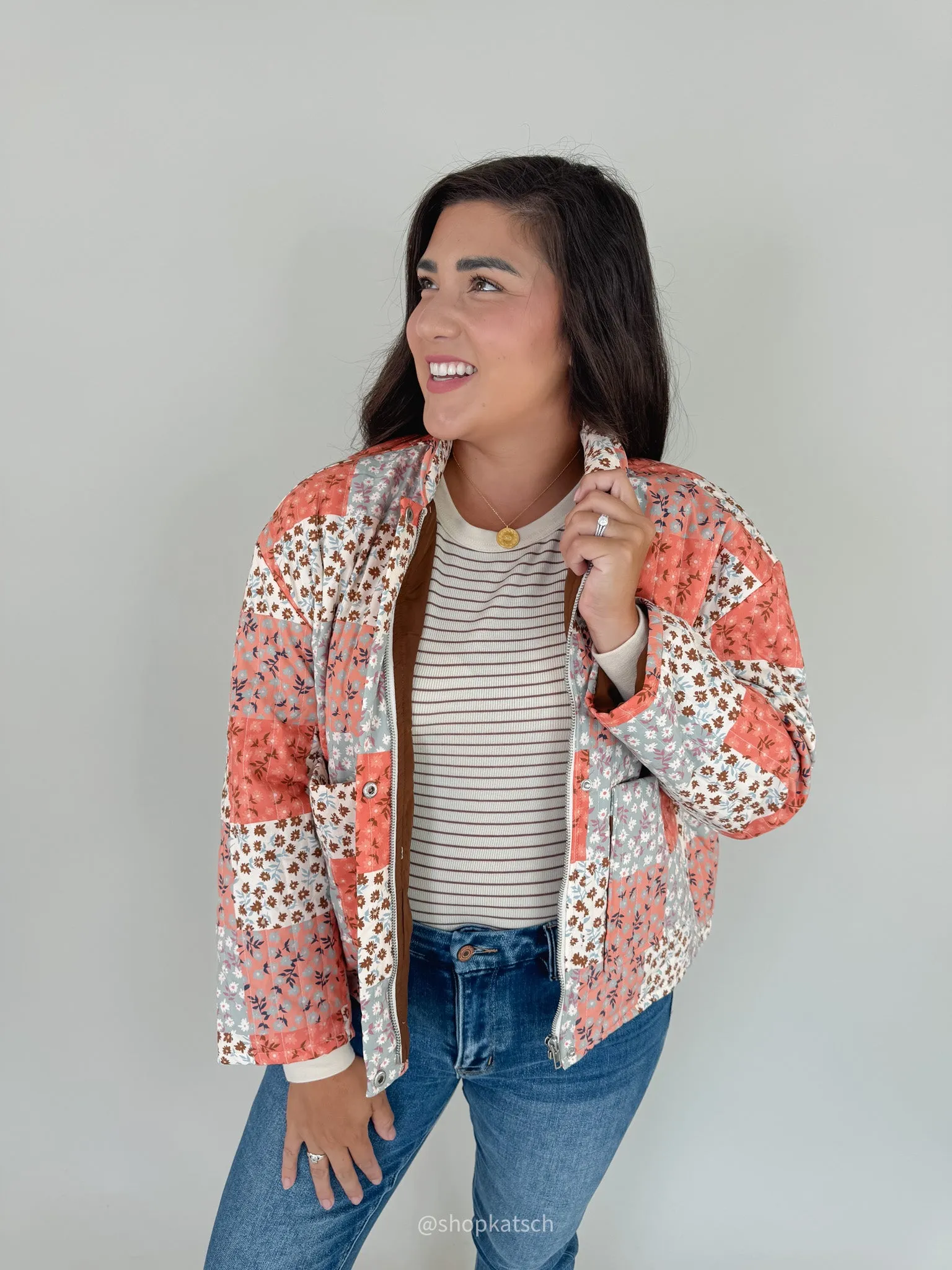 Presley Patchwork Quilted Jacket