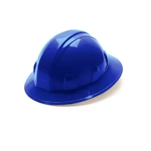 Pyramex HP24160 SL Full Brim 4 Point Ratchet Hard Hat, Blue, 1 Each