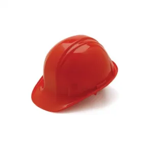 Pyramex SL Series HP14120 Cap Style Hard Hat 4 Point Ratchet Suspension, Red, One Size, 1 Each